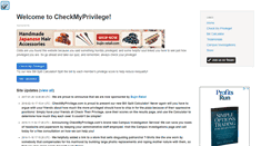 Desktop Screenshot of checkmyprivilege.com