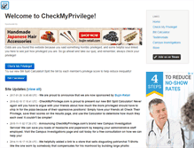 Tablet Screenshot of checkmyprivilege.com